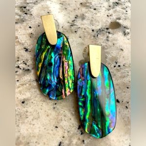 Kendra Scott Abalone Shell Earrings